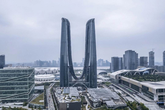浙江杭州绿地中心杭州之门植筋加固改造项目