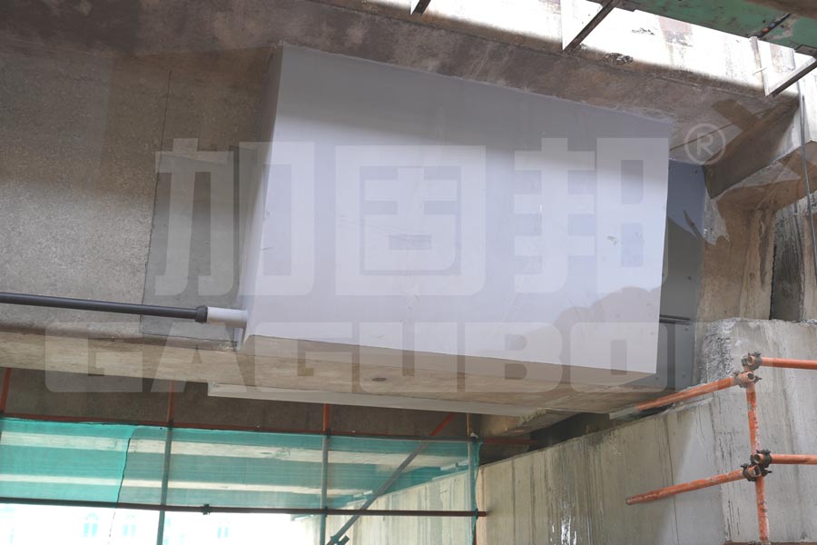体外预应力加固施工现场